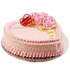 Heart-Shape Strawberry cake 1 Kg