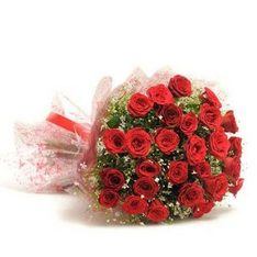 Bunch of 25 Red Roses