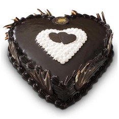 Heart Shaped Chocolate Truffle Cake 3 Kg