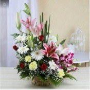 Assorted Flower Basket