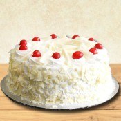 Half kg White forest cake