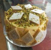 Butter Scotch Kaju Katri Cake