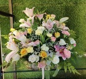 Premium Mix Flower Basket