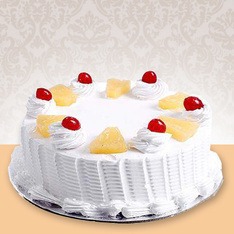 Half Kg Eggless Pineapple Cake