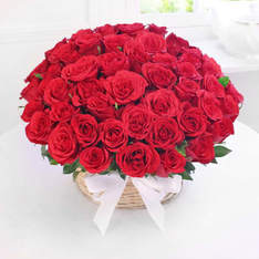 100 Roses Basket