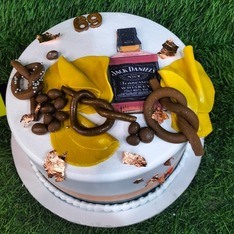 Whisky Theme Cake