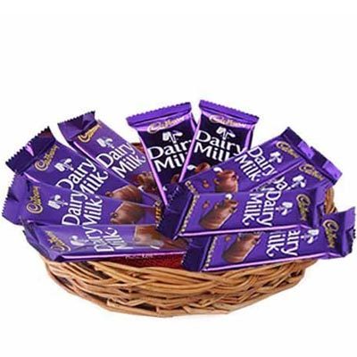 40 Dairy Milk Chocolates basket