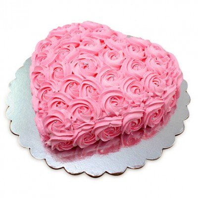 Heart shaped flower Cake 1 Kg