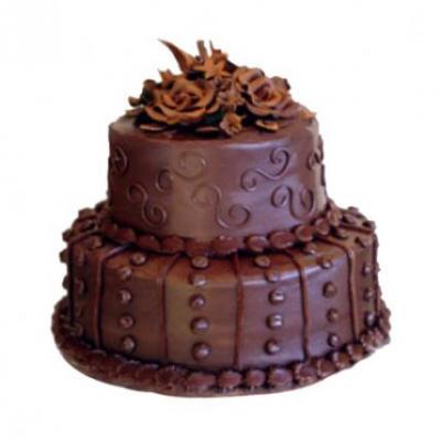 2 Tier Chocolate Cake 2Kg