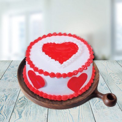 Hearts on Cake