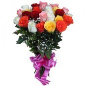 Bouquet of 24  Mix Roses