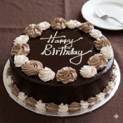 Classic Chocolate Birthday Cake