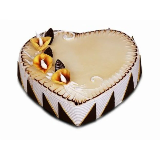 Heart Shape Vanilla Cake