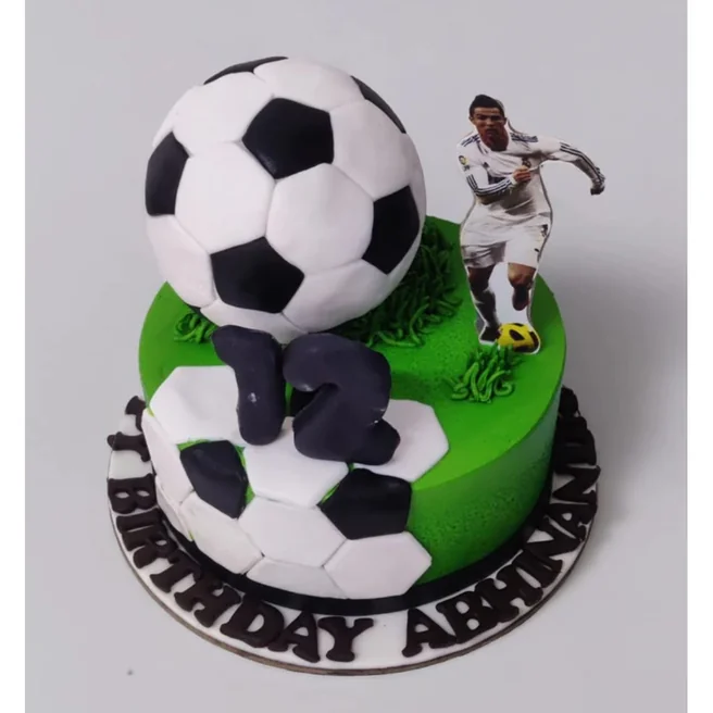 Foot Ball Theme Cake  Ronaldo