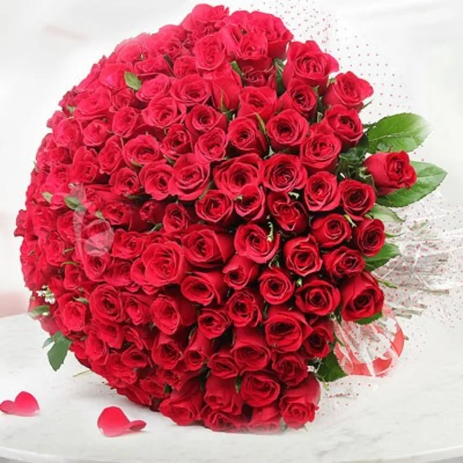 Classic Red Rose Bouquet
