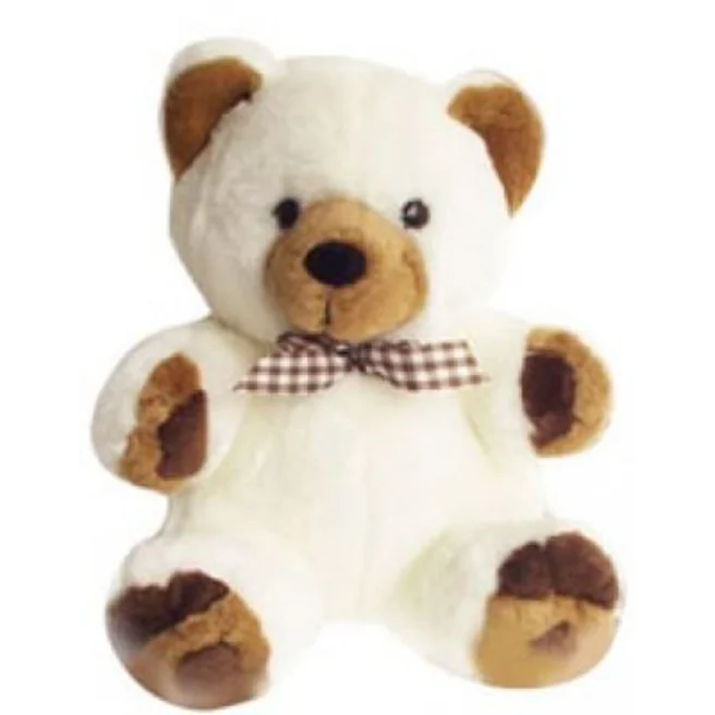 24 Inches Teddy off white with brown