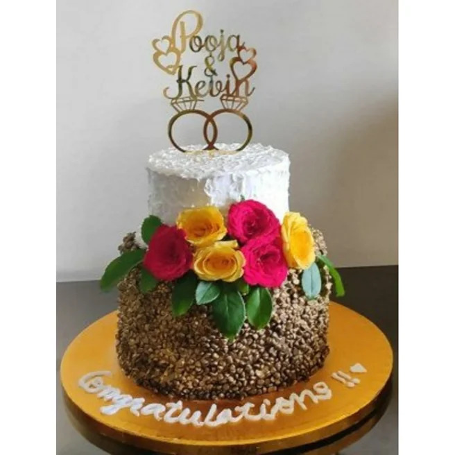 Two Tier Chocolate Truffle  flavor 3 kgs